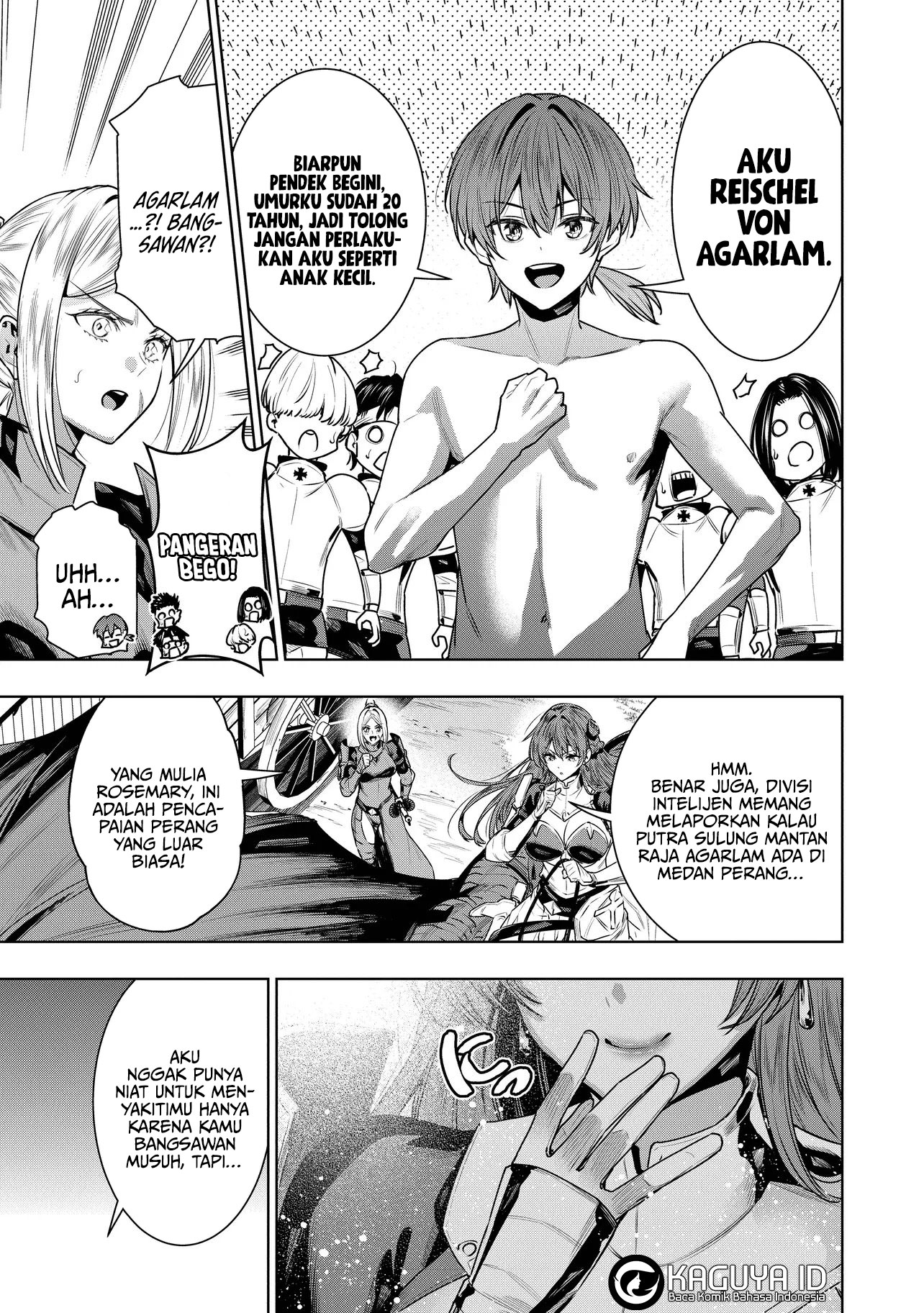 Suterare Ouji ga Saizensen de Tekikoku no Heishi wo Chiryou shitara Jitsu wa Dainana Oujo Datta Ken Chapter 2.1 - halaman 10