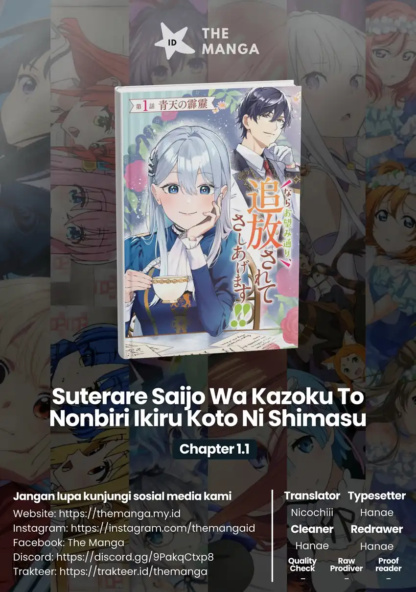 Suterare Saijo Wa Kazoku To Nonbiri Ikiru Koto Ni Shimasu Chapter 1.1 - halaman 1