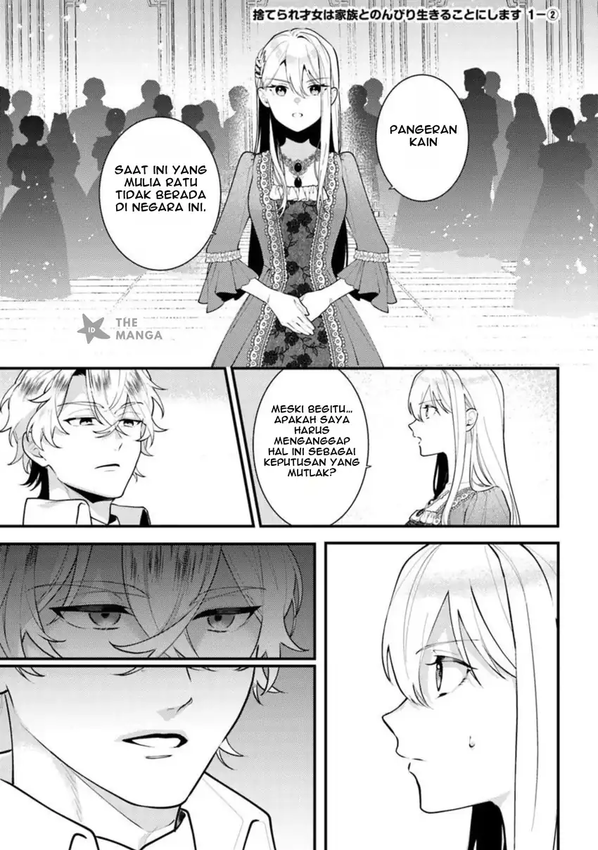 Suterare Saijo Wa Kazoku To Nonbiri Ikiru Koto Ni Shimasu Chapter 1.2 - halaman 2