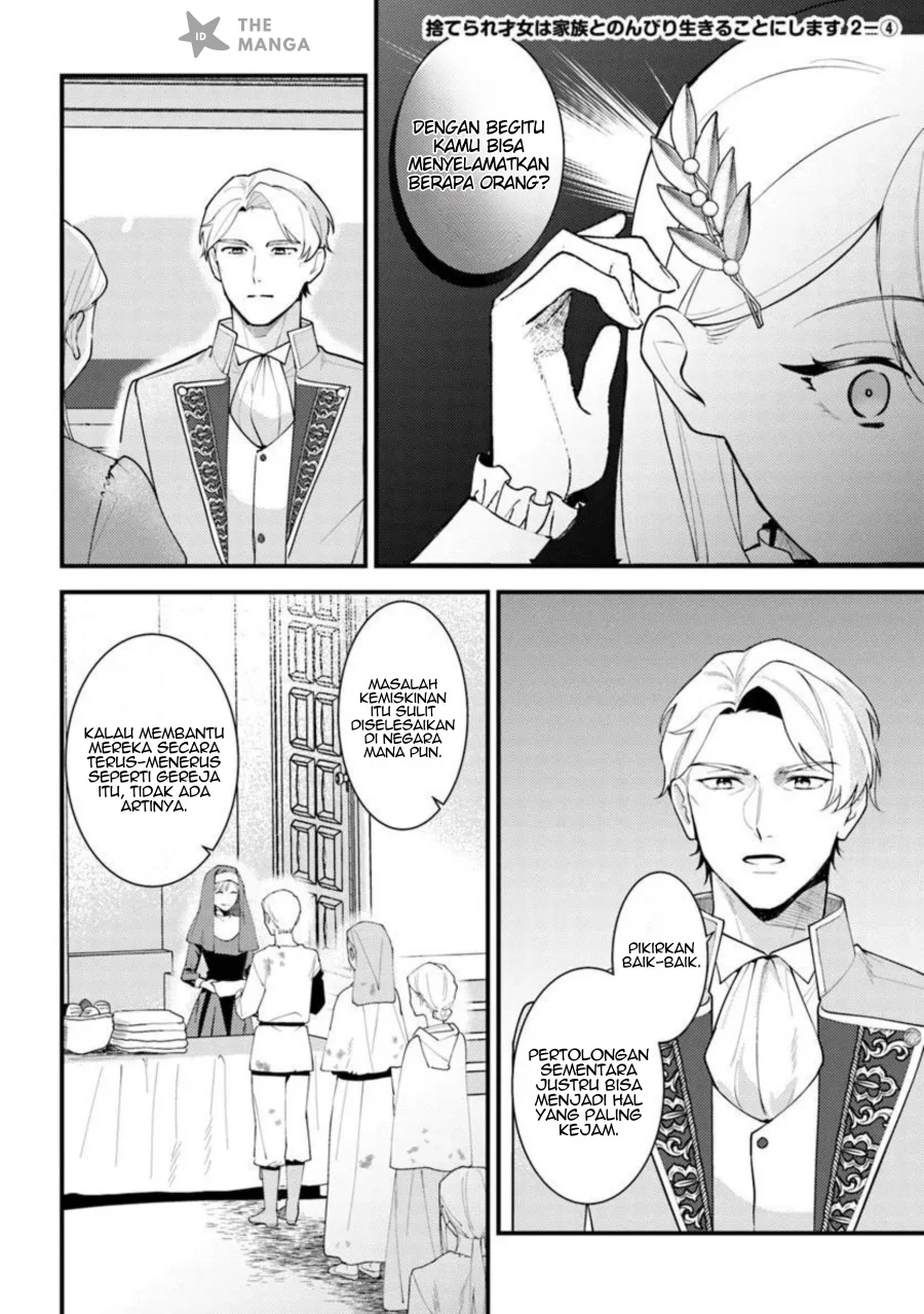 Suterare Saijo Wa Kazoku To Nonbiri Ikiru Koto Ni Shimasu Chapter 2.4 - halaman 2