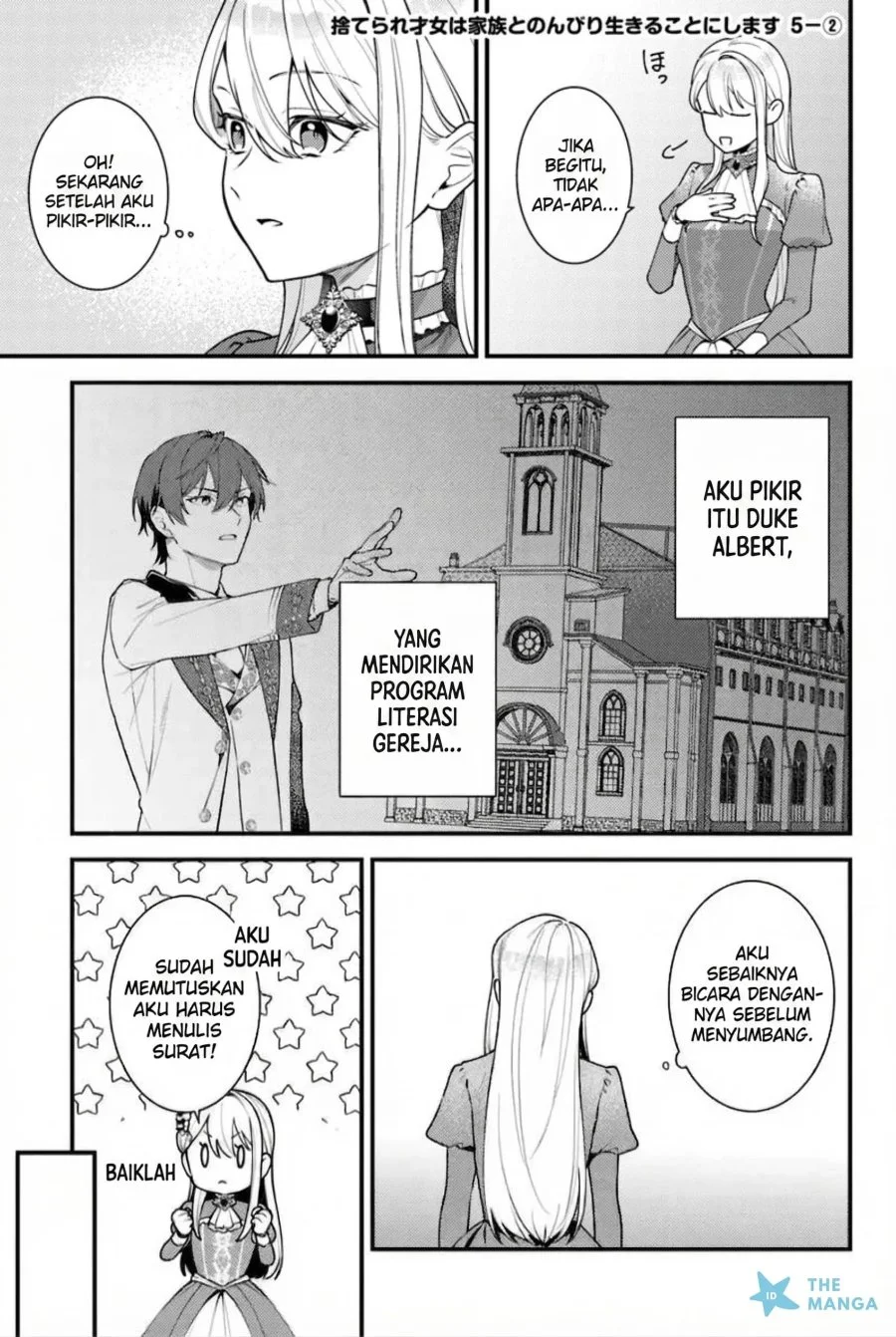 Suterare Saijo Wa Kazoku To Nonbiri Ikiru Koto Ni Shimasu Chapter 5.2 - halaman 2