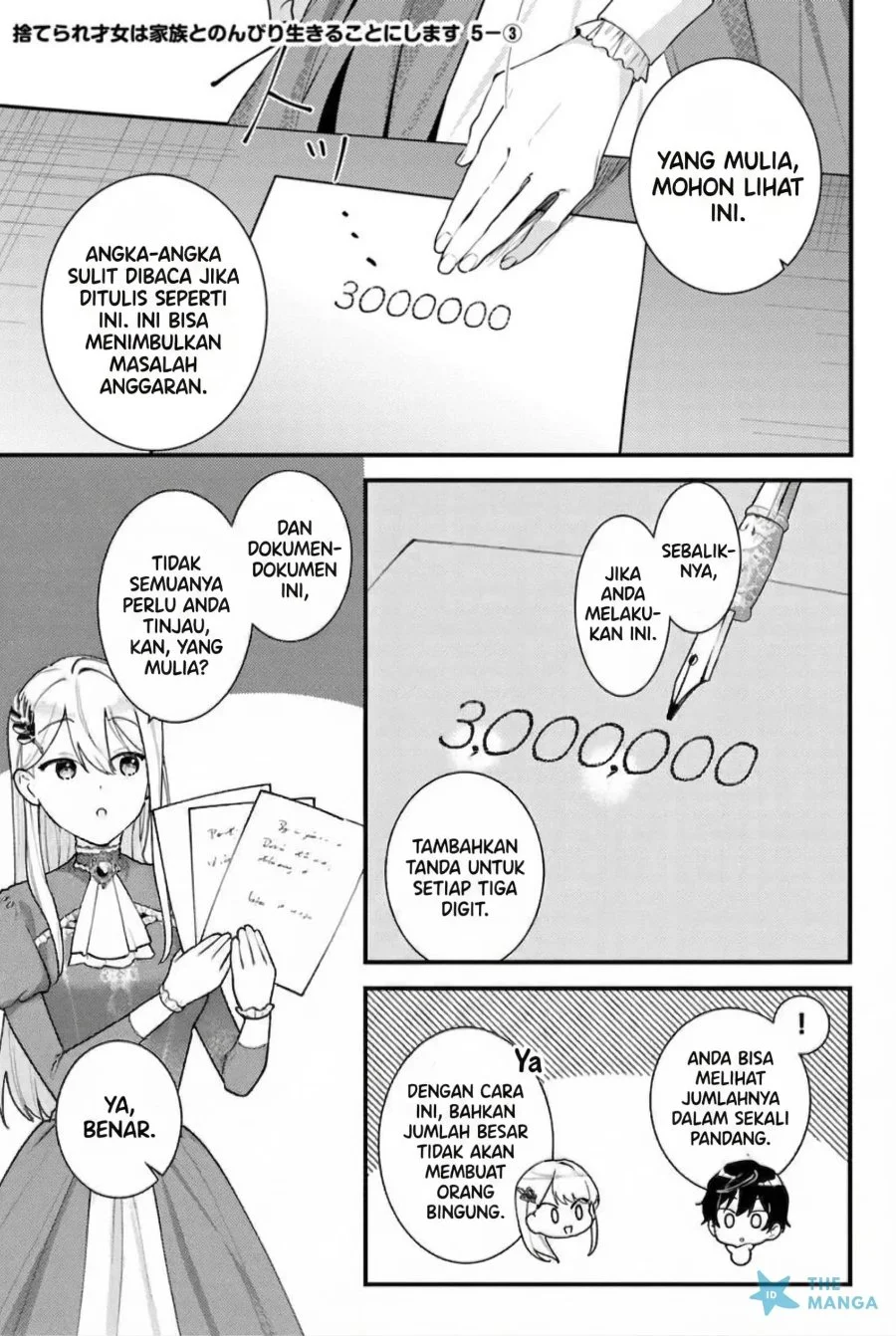 Suterare Saijo Wa Kazoku To Nonbiri Ikiru Koto Ni Shimasu Chapter 5.3 - halaman 2
