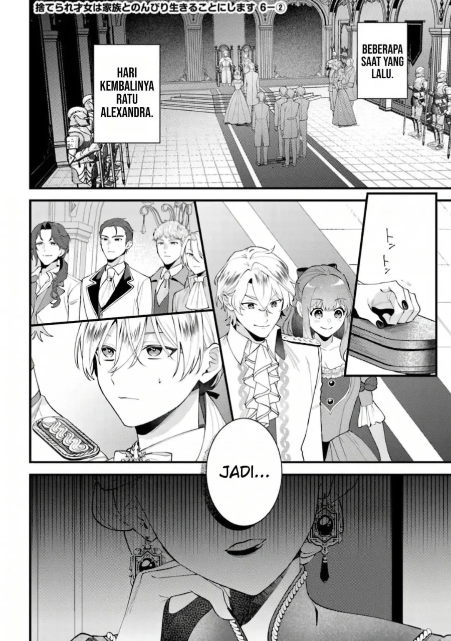 Suterare Saijo Wa Kazoku To Nonbiri Ikiru Koto Ni Shimasu Chapter 6.2 - halaman 2