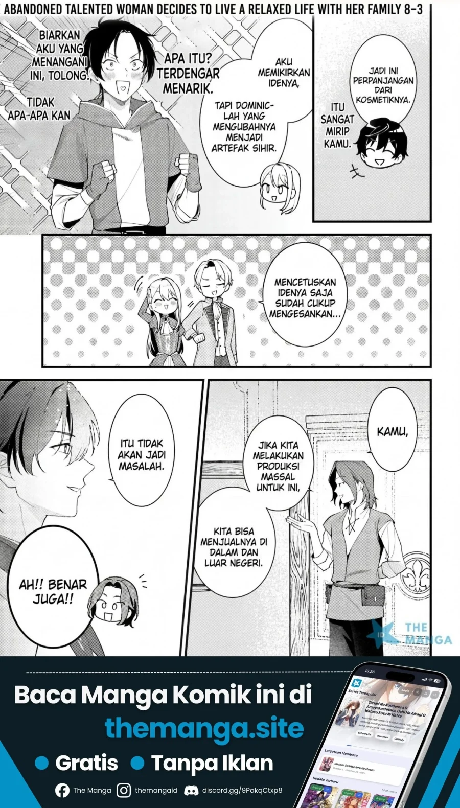Suterare Saijo Wa Kazoku To Nonbiri Ikiru Koto Ni Shimasu Chapter 8.3 - halaman 2