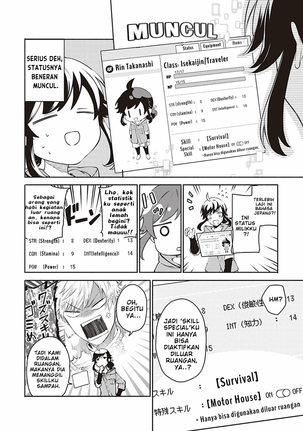 Suterare Seijo no Isekai Gohan Tabi: Kakure Skill de Camping Car wo Shoukan shimashita Chapter 1 - halaman 13
