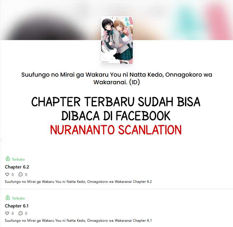 Suufungo no Mirai ga Wakaru You ni Natta kedo, Onnagokoro wa Wakaranai. Chapter 6.1 - halaman 8