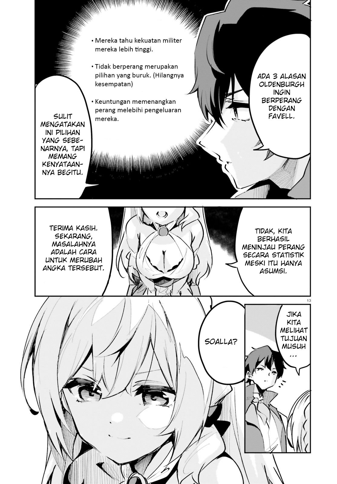 Suuji de Sukuu! Jakushou Kokka Chapter 4 - halaman 13