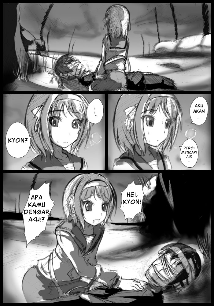 Suzumiya Haruhi no Yuuutsu - Amputee Kyon (Doujinshi) Chapter 0 - halaman 2