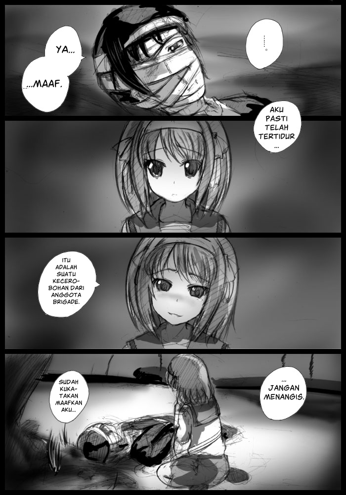 Suzumiya Haruhi no Yuuutsu - Amputee Kyon (Doujinshi) Chapter 0 - halaman 3