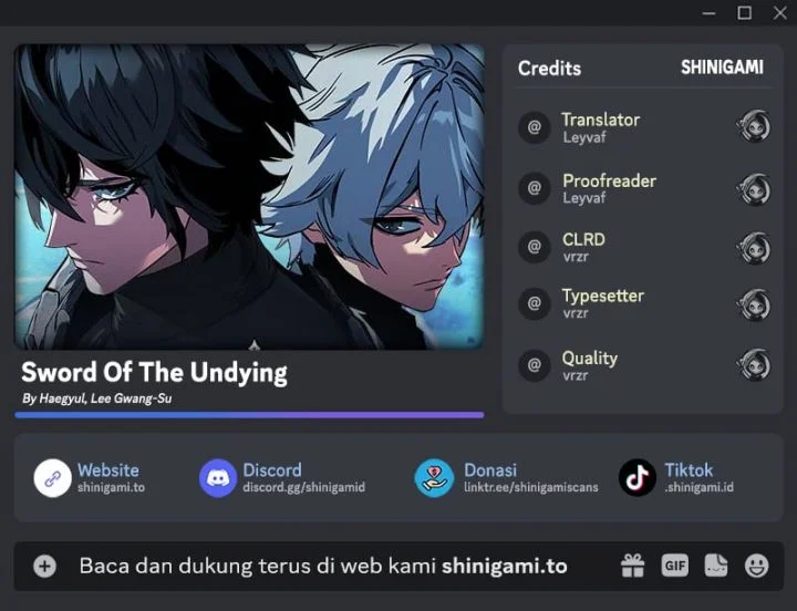 Sword of The Undying Chapter 2 - halaman 1