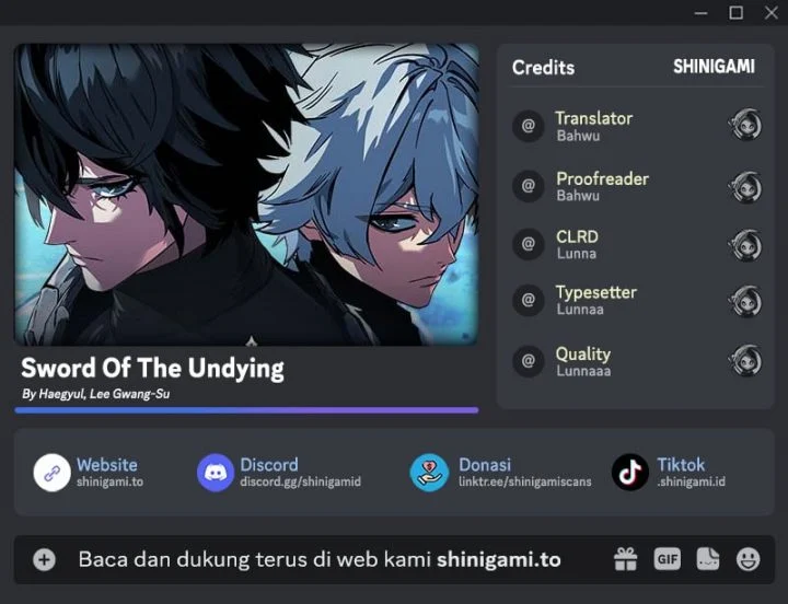 Sword of The Undying Chapter 7 - halaman 1