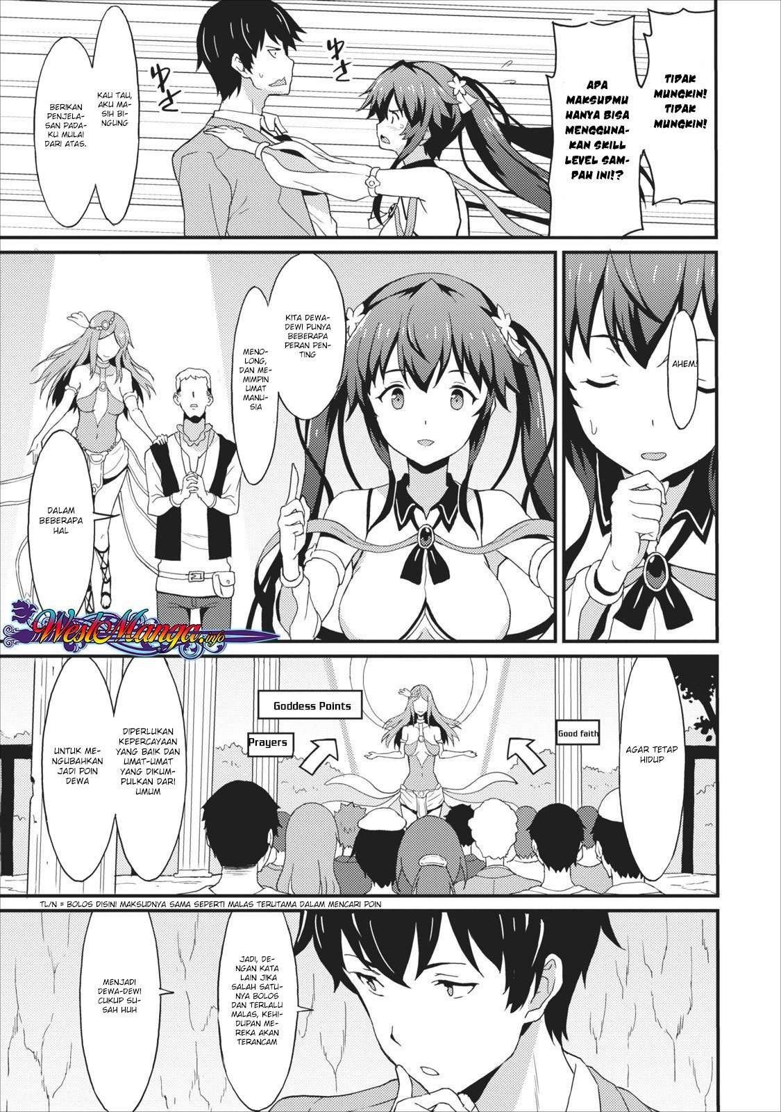 Taberu dake de Level Up! Damegami to Issho ni Isekai Musou Chapter 1 - halaman 10