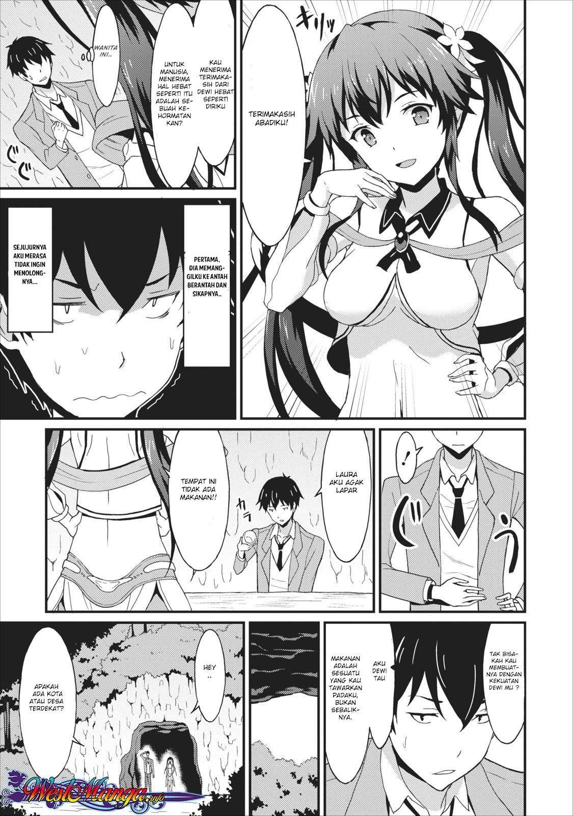 Taberu dake de Level Up! Damegami to Issho ni Isekai Musou Chapter 1 - halaman 12
