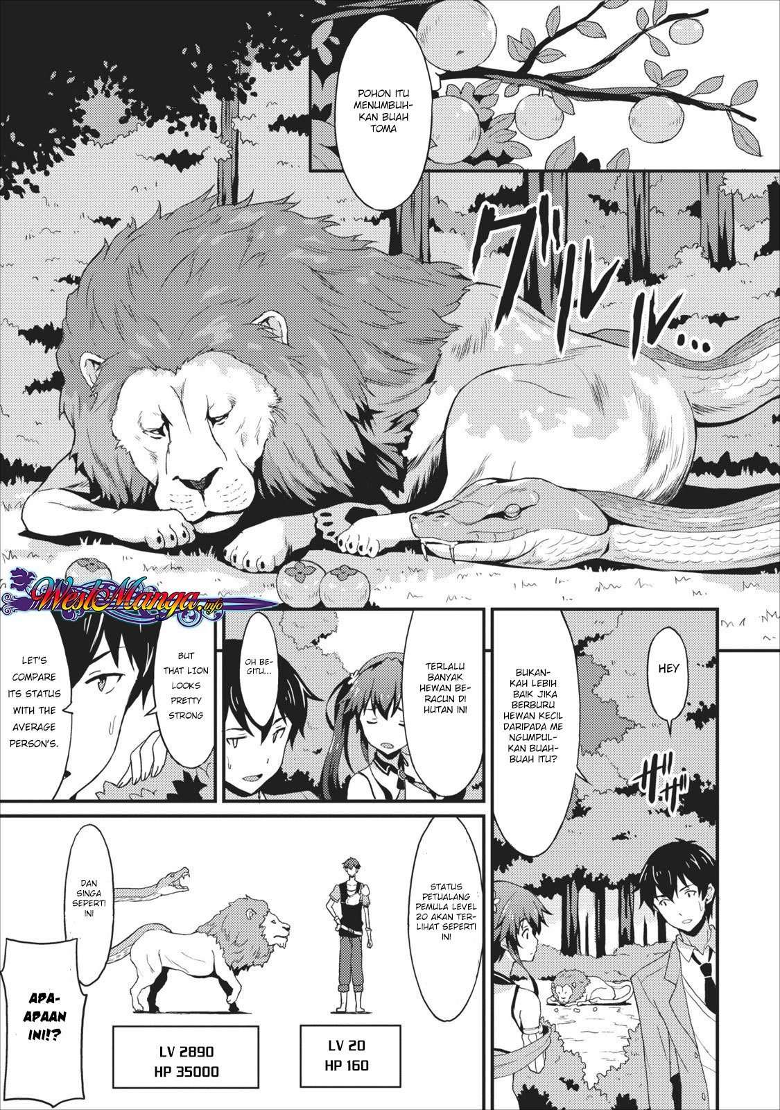 Taberu dake de Level Up! Damegami to Issho ni Isekai Musou Chapter 1 - halaman 15