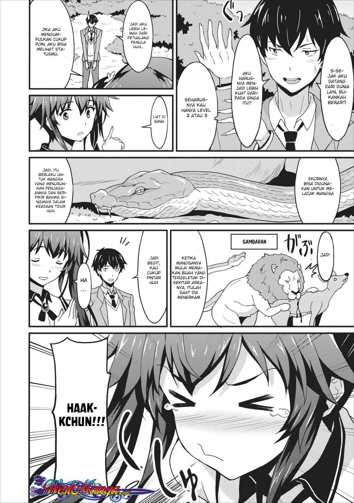 Taberu dake de Level Up! Damegami to Issho ni Isekai Musou Chapter 1 - halaman 16