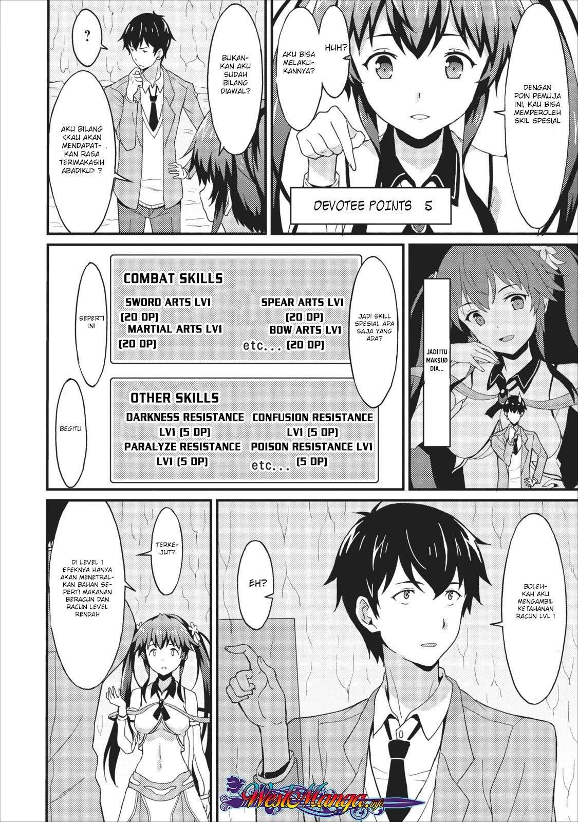 Taberu dake de Level Up! Damegami to Issho ni Isekai Musou Chapter 1 - halaman 26