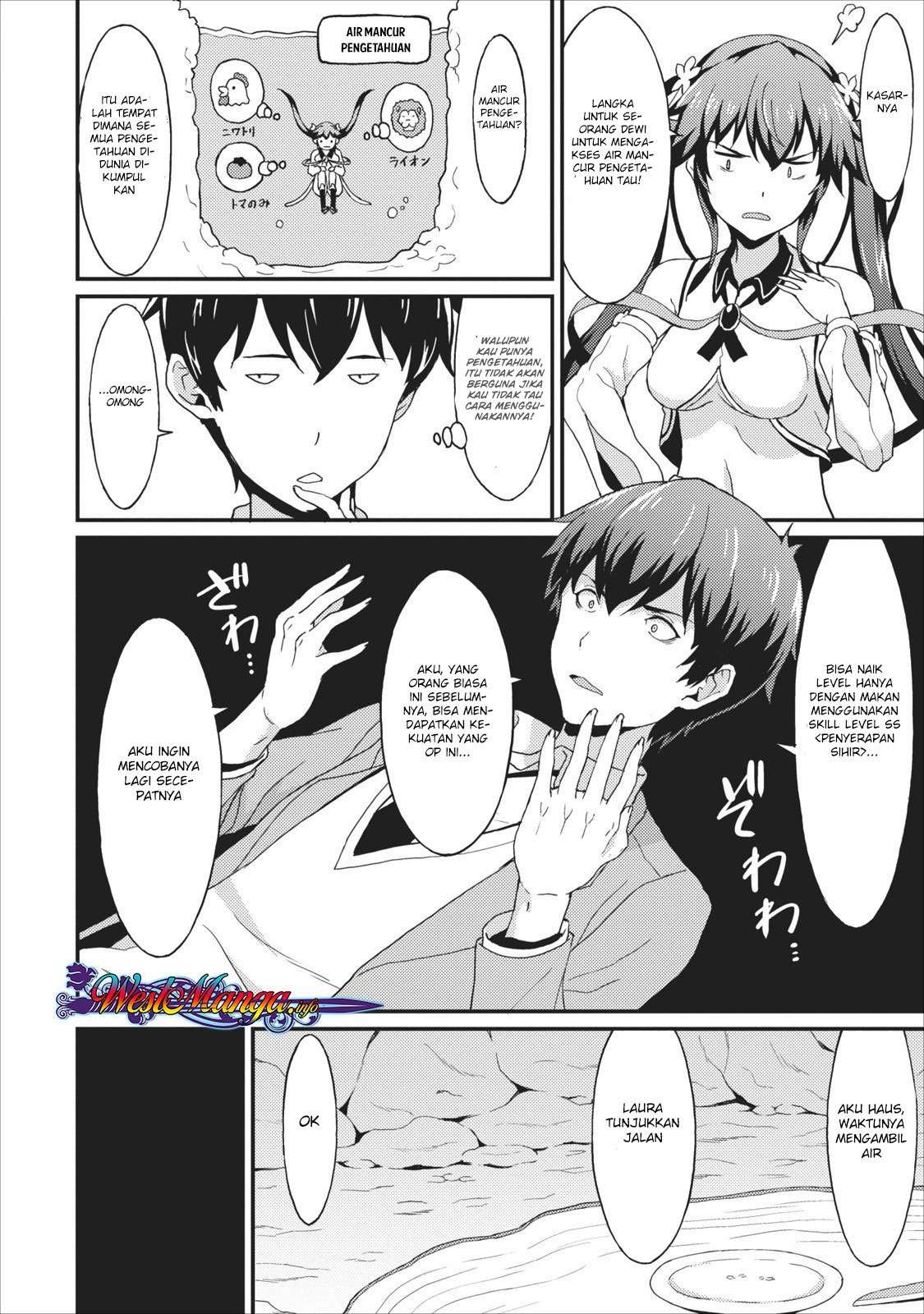 Taberu dake de Level Up! Damegami to Issho ni Isekai Musou Chapter 1 - halaman 28