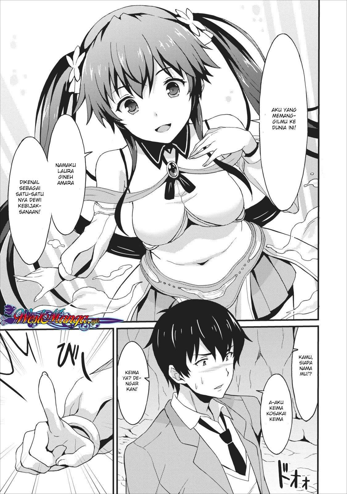 Taberu dake de Level Up! Damegami to Issho ni Isekai Musou Chapter 1 - halaman 4