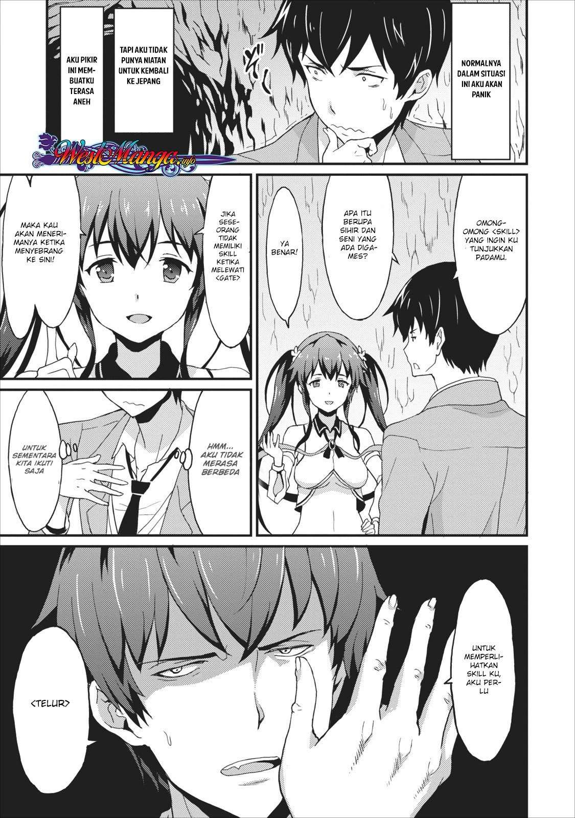 Taberu dake de Level Up! Damegami to Issho ni Isekai Musou Chapter 1 - halaman 6