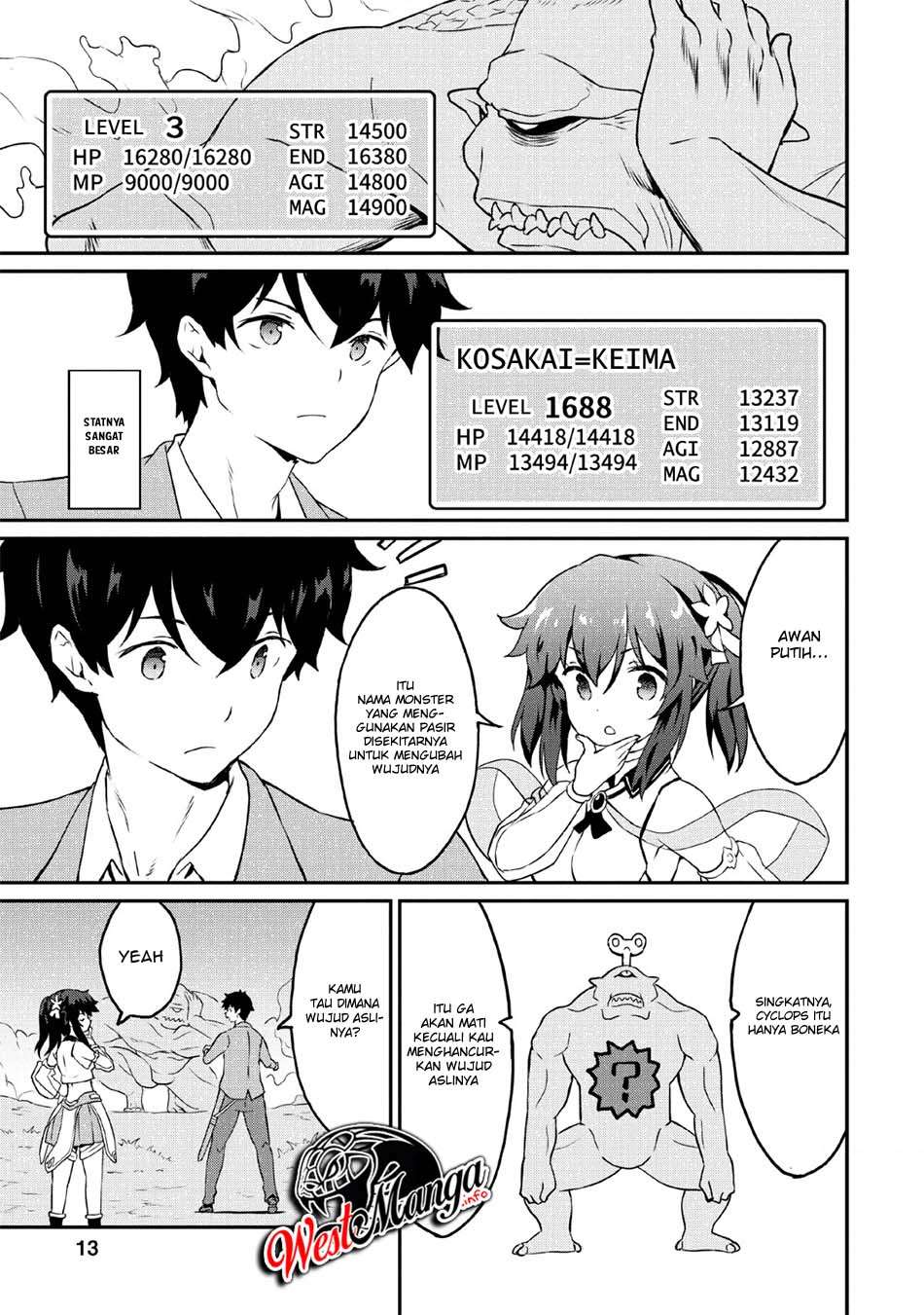 Taberu dake de Level Up! Damegami to Issho ni Isekai Musou Chapter 16 - halaman 13