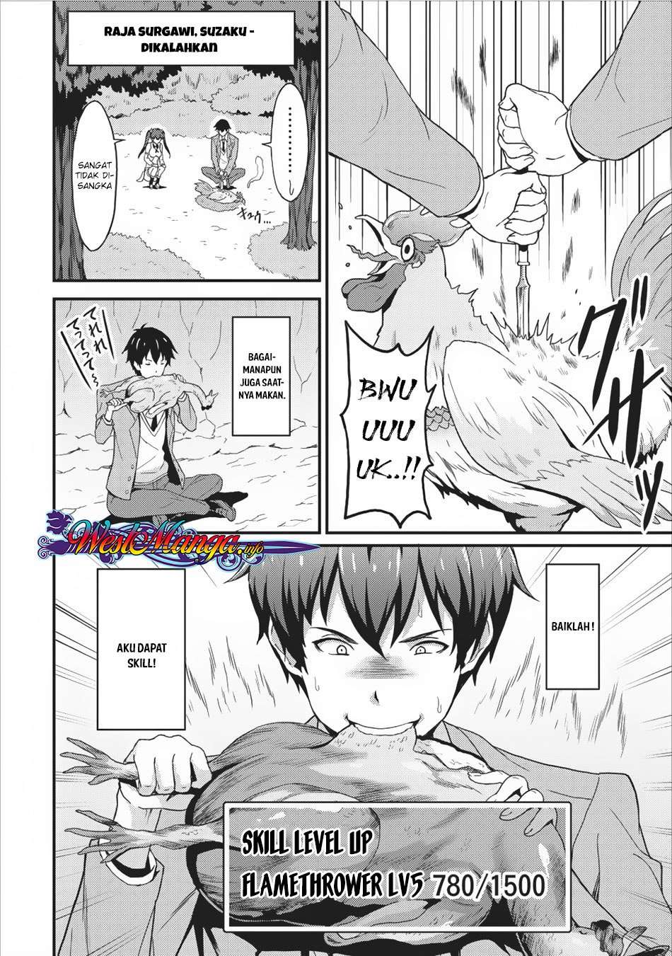 Taberu dake de Level Up! Damegami to Issho ni Isekai Musou Chapter 2 - halaman 22