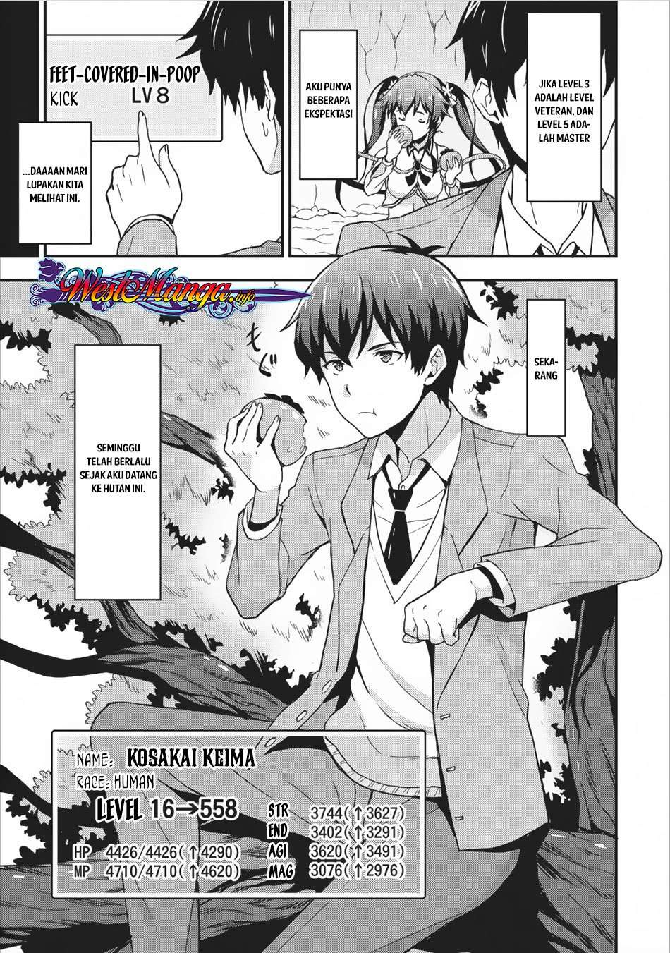 Taberu dake de Level Up! Damegami to Issho ni Isekai Musou Chapter 2 - halaman 23