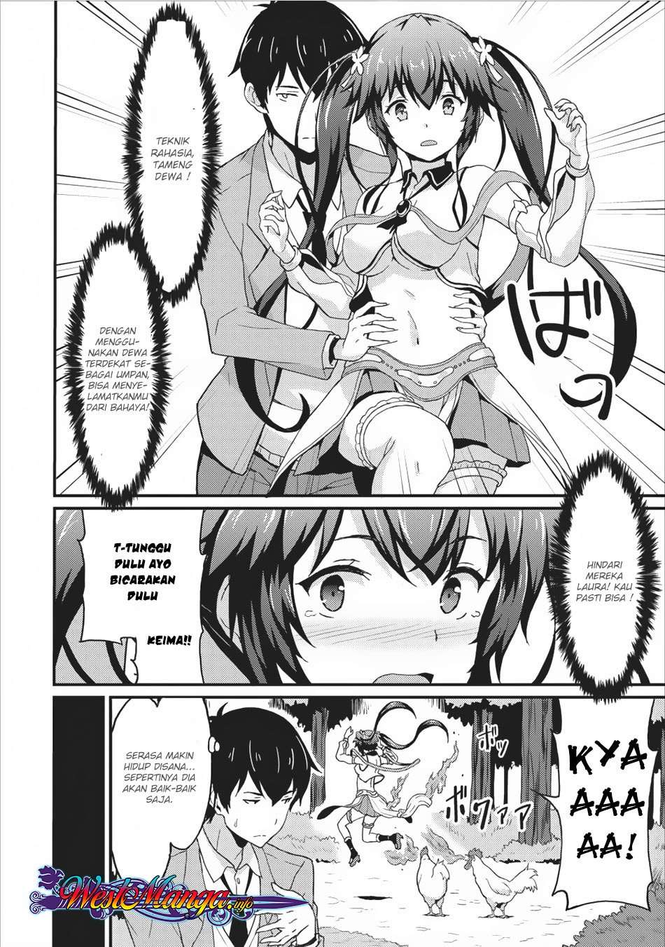 Taberu dake de Level Up! Damegami to Issho ni Isekai Musou Chapter 2 - halaman 9