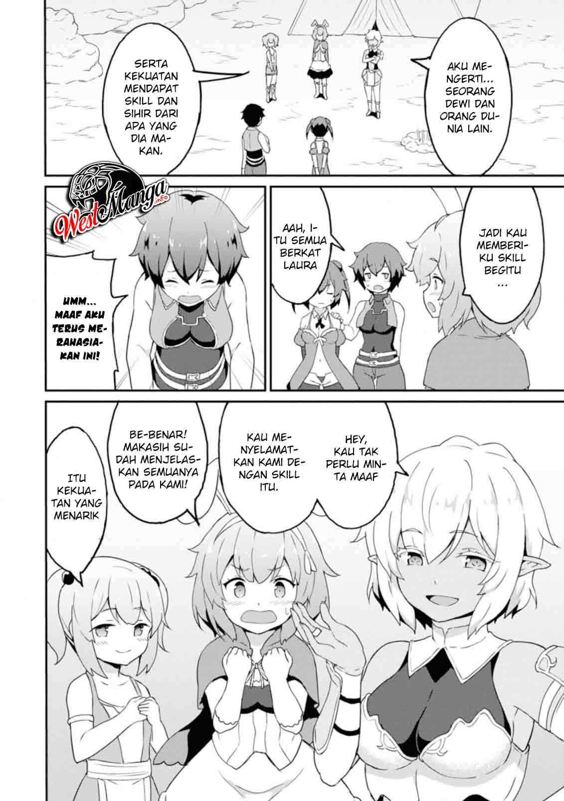 Taberu dake de Level Up! Damegami to Issho ni Isekai Musou Chapter 20.2 - halaman 6