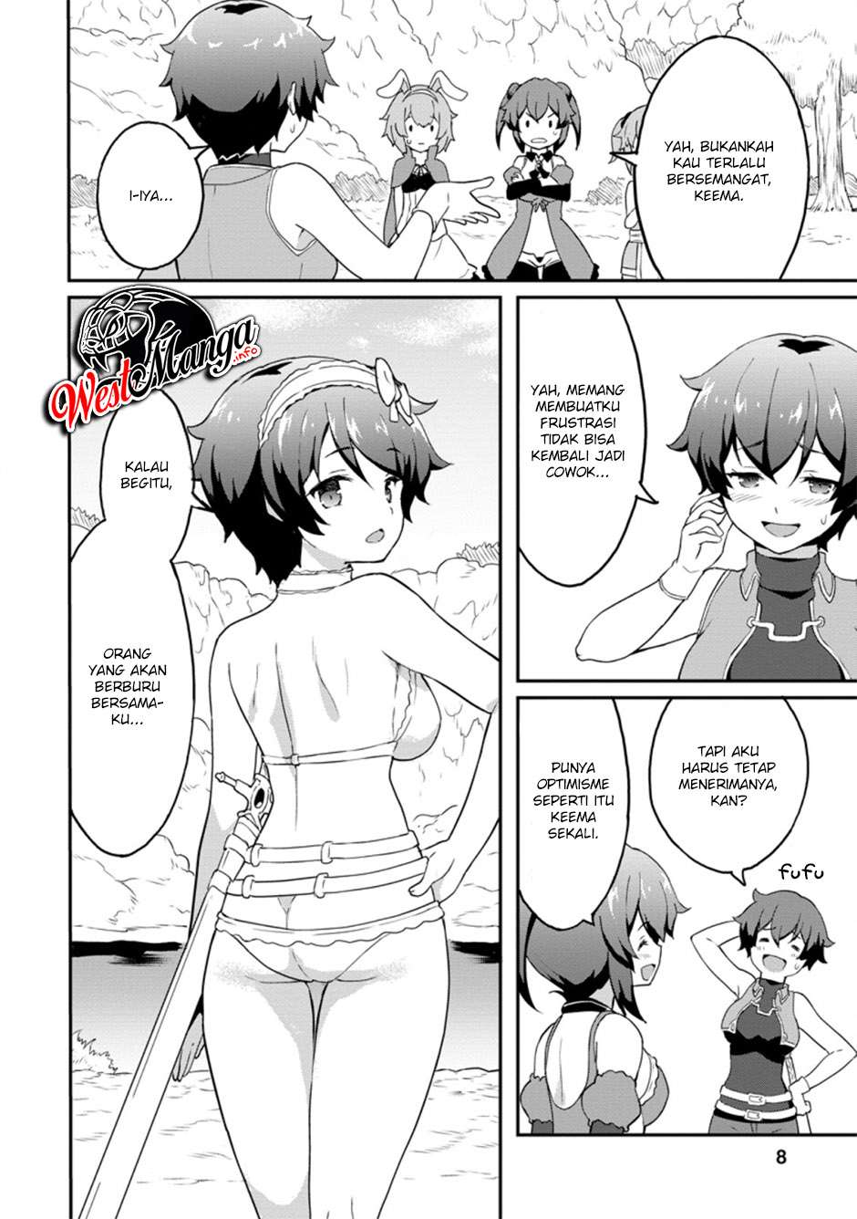 Taberu dake de Level Up! Damegami to Issho ni Isekai Musou Chapter 21.1 - halaman 8