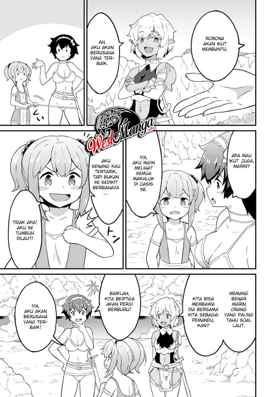 Taberu dake de Level Up! Damegami to Issho ni Isekai Musou Chapter 21.1 - halaman 9