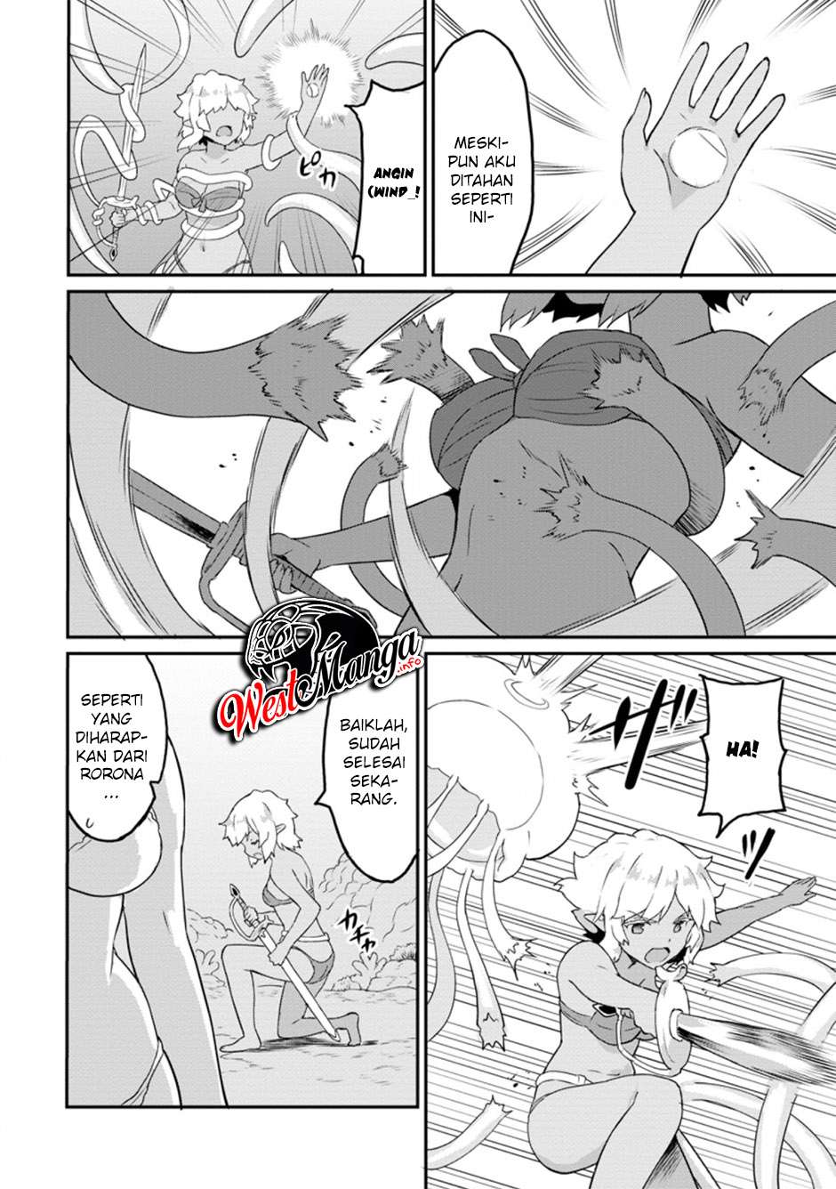 Taberu dake de Level Up! Damegami to Issho ni Isekai Musou Chapter 21.2 - halaman 6