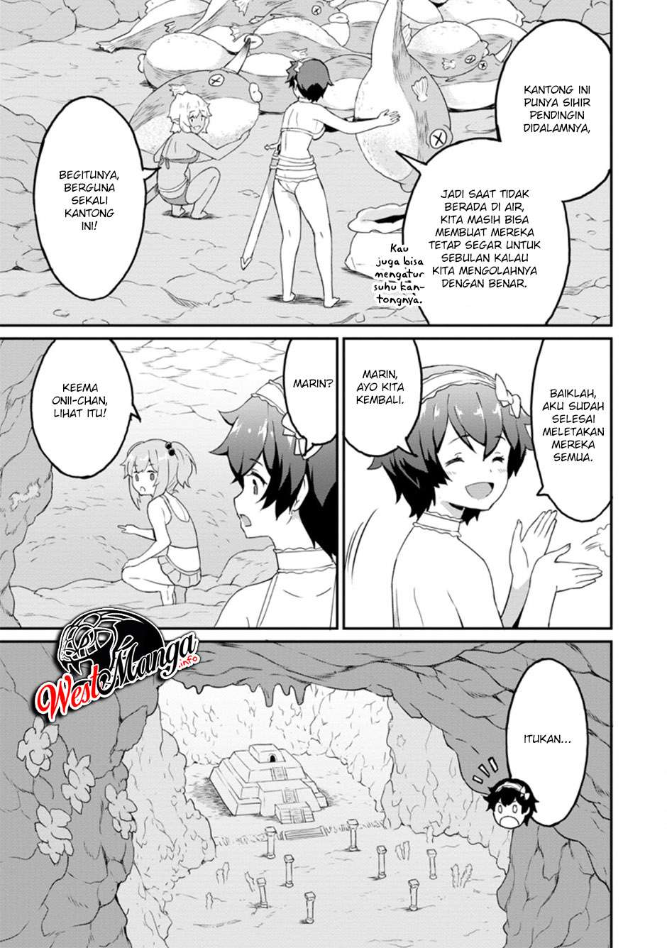 Taberu dake de Level Up! Damegami to Issho ni Isekai Musou Chapter 21.2 - halaman 9