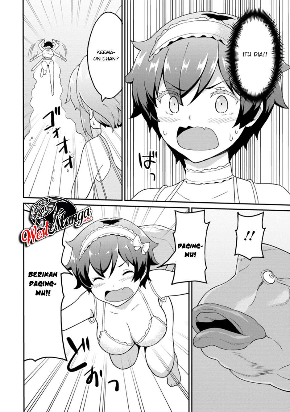 Taberu dake de Level Up! Damegami to Issho ni Isekai Musou Chapter 21.3 - halaman 6