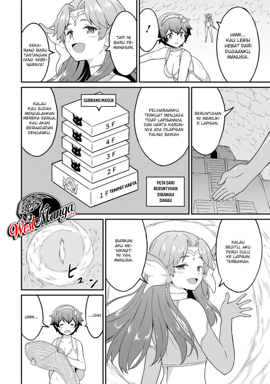 Taberu dake de Level Up! Damegami to Issho ni Isekai Musou Chapter 21.3 - halaman 8