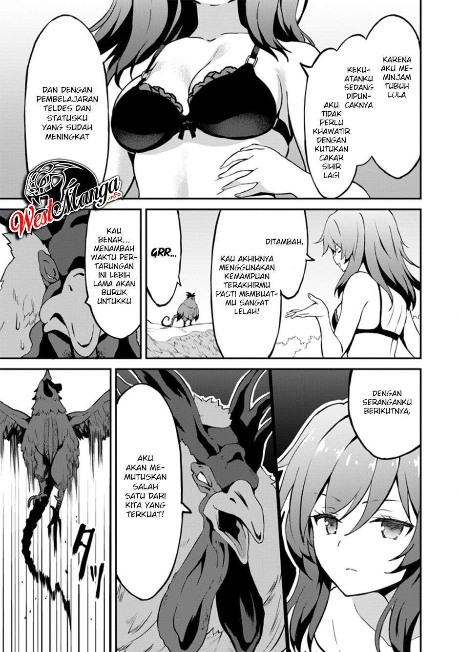 Taberu dake de Level Up! Damegami to Issho ni Isekai Musou Chapter 24.2 - halaman 12