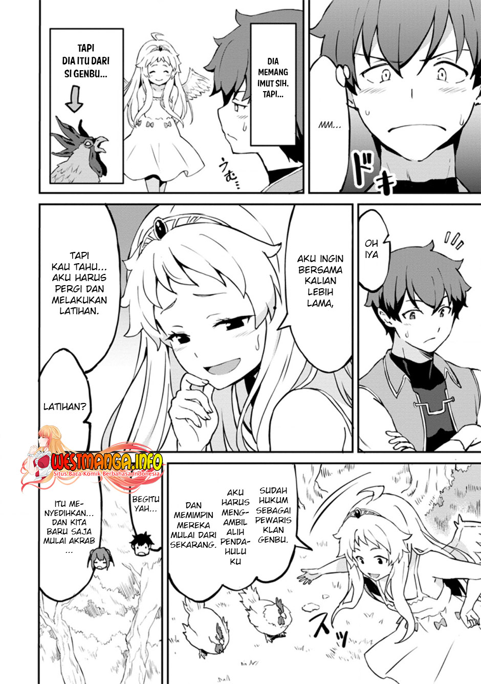 Taberu dake de Level Up! Damegami to Issho ni Isekai Musou Chapter 25.1 - halaman 11
