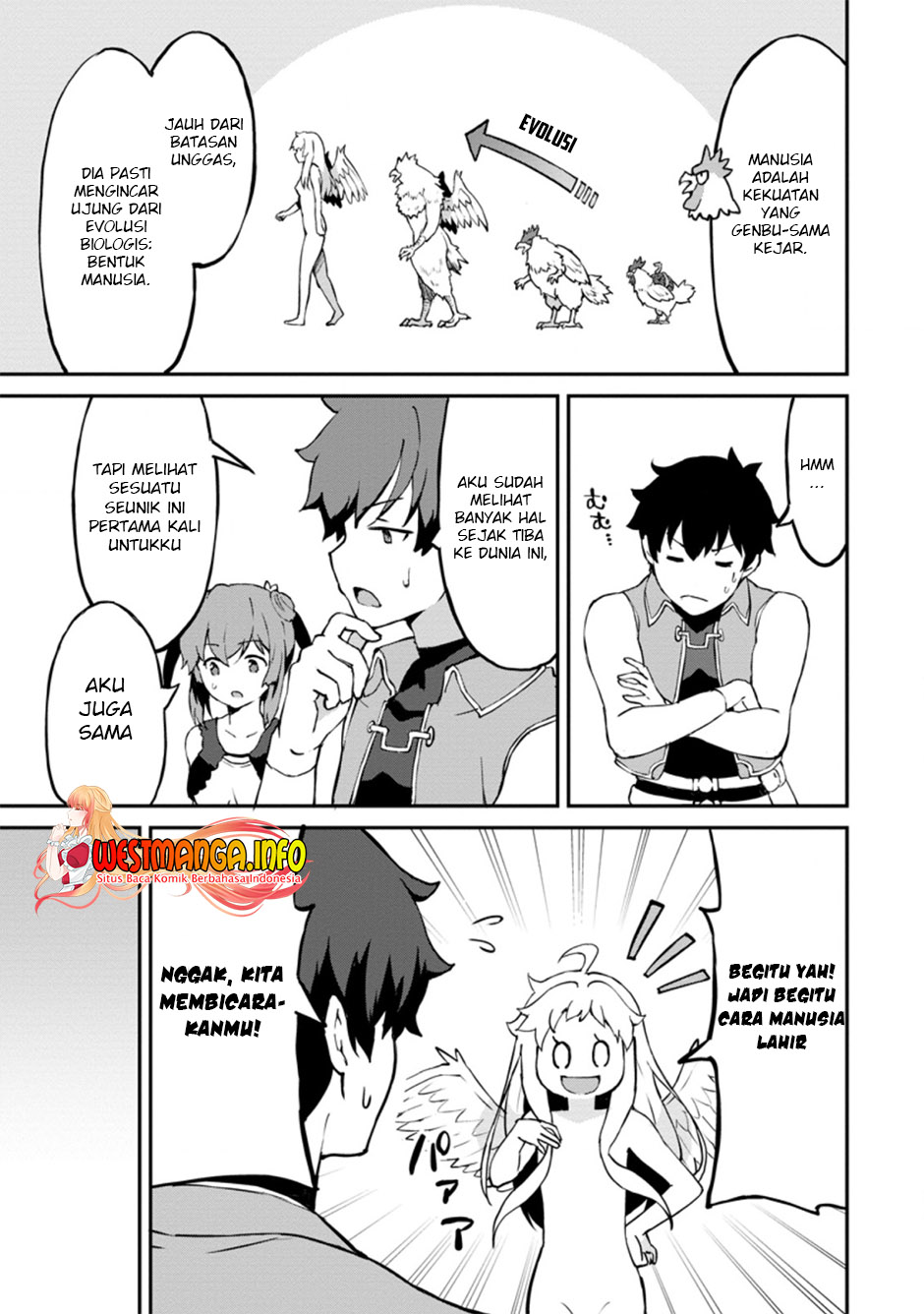 Taberu dake de Level Up! Damegami to Issho ni Isekai Musou Chapter 25.1 - halaman 8