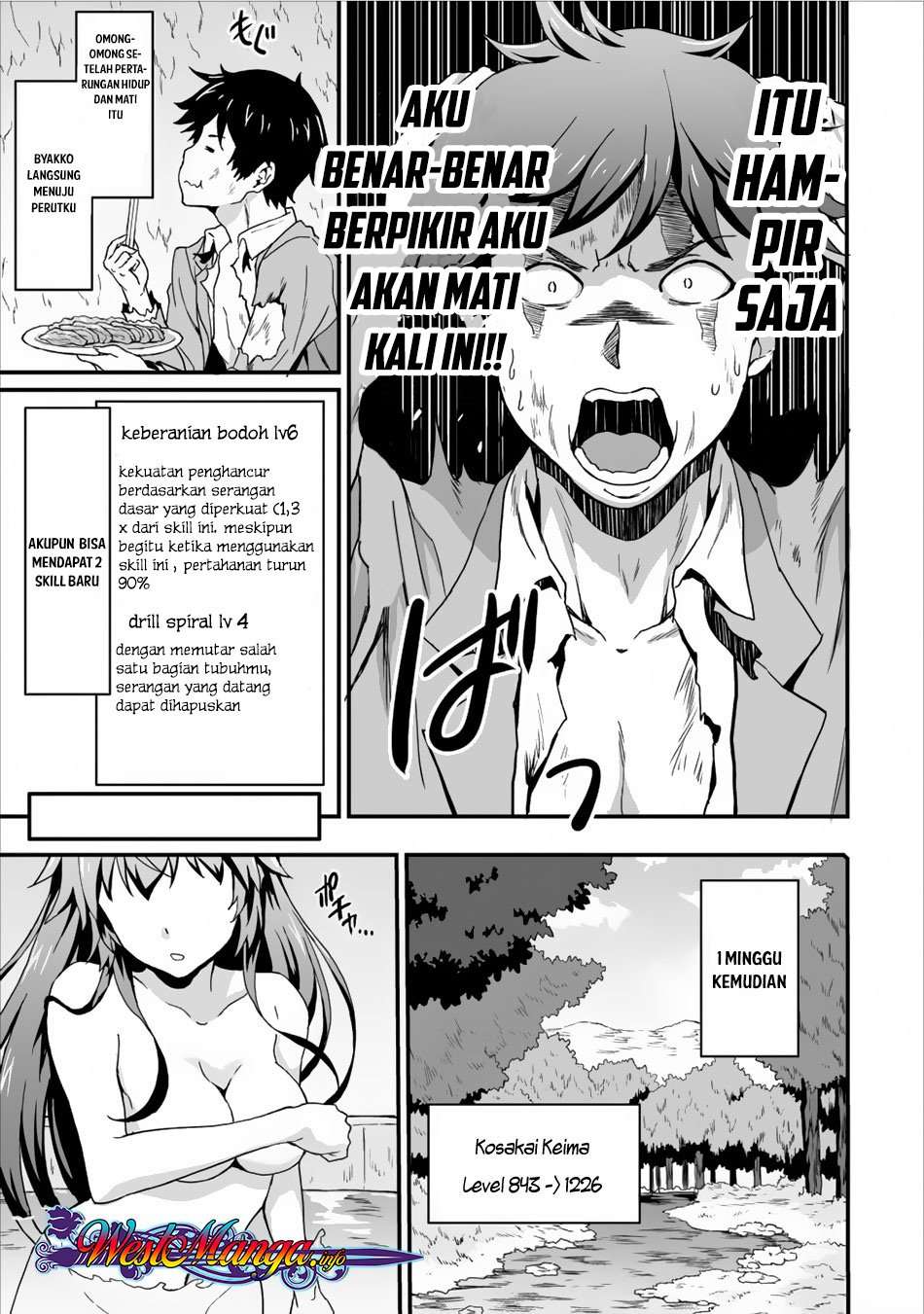 Taberu dake de Level Up! Damegami to Issho ni Isekai Musou Chapter 3 - halaman 18
