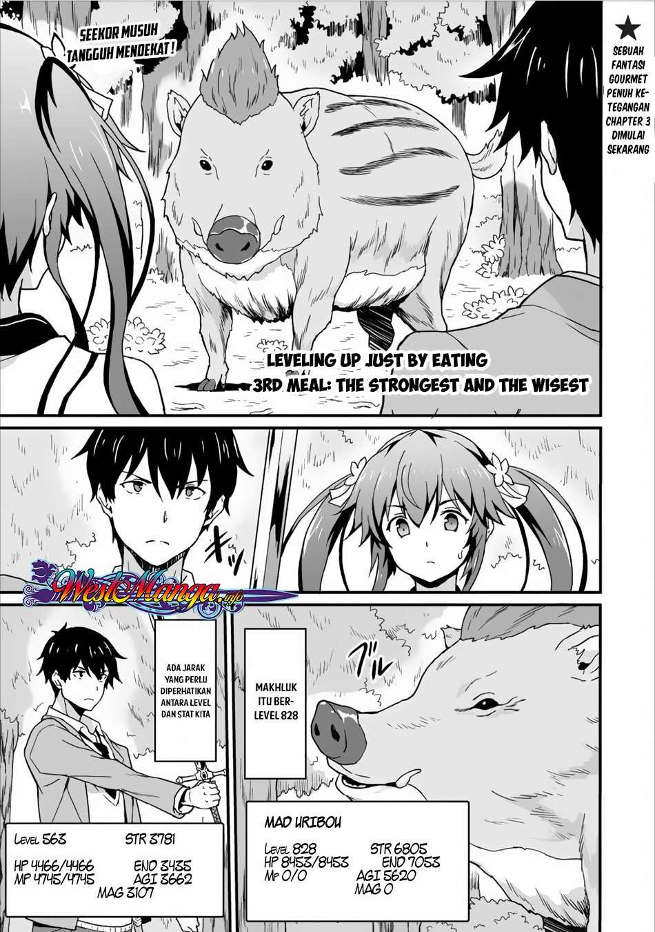 Taberu dake de Level Up! Damegami to Issho ni Isekai Musou Chapter 3 - halaman 2