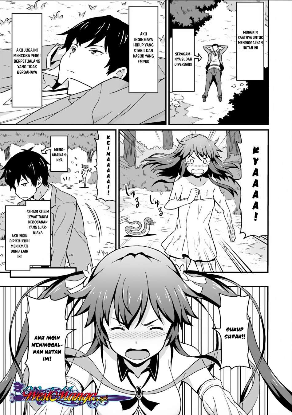 Taberu dake de Level Up! Damegami to Issho ni Isekai Musou Chapter 3 - halaman 20