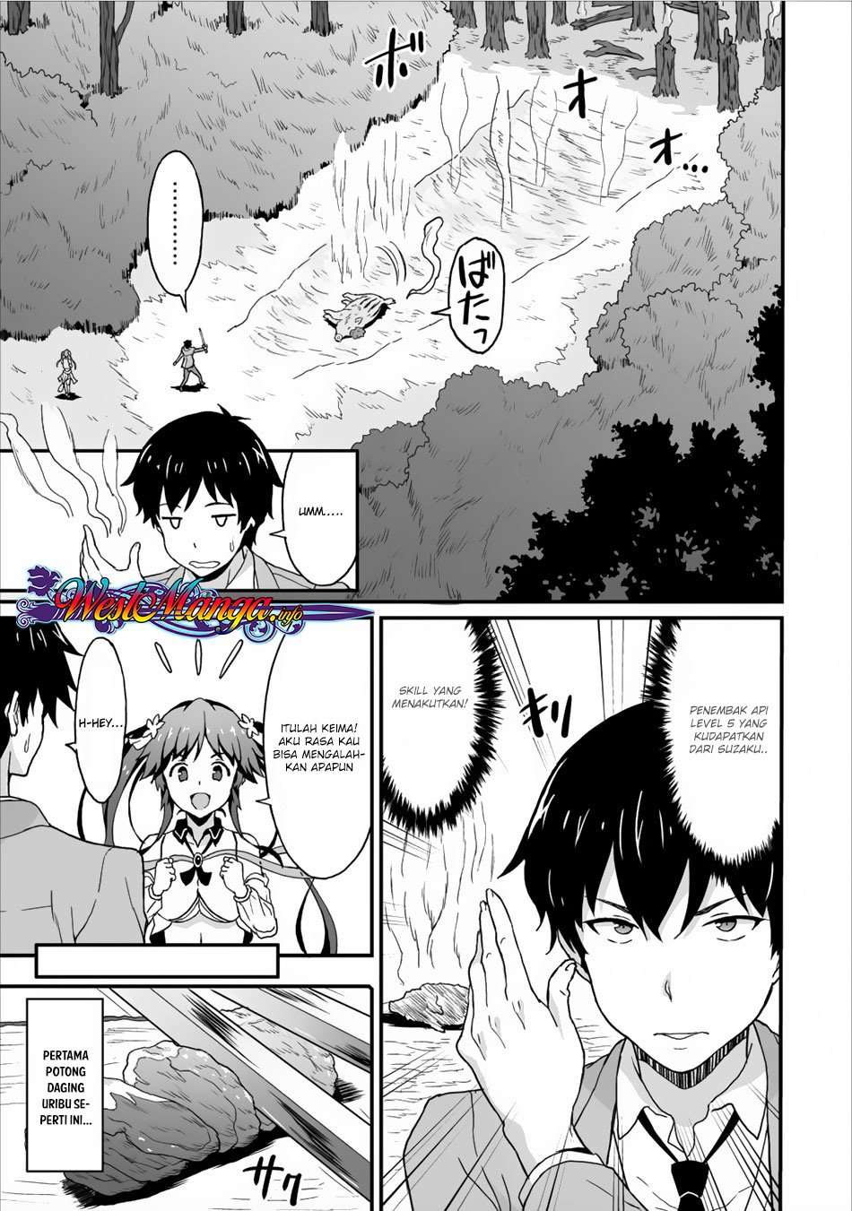 Taberu dake de Level Up! Damegami to Issho ni Isekai Musou Chapter 3 - halaman 6
