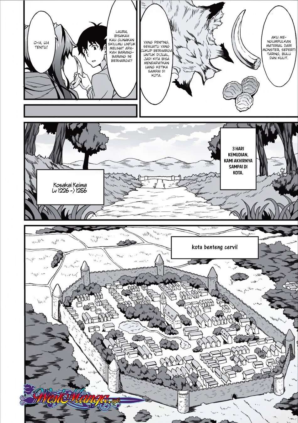 Taberu dake de Level Up! Damegami to Issho ni Isekai Musou Chapter 4 - halaman 5