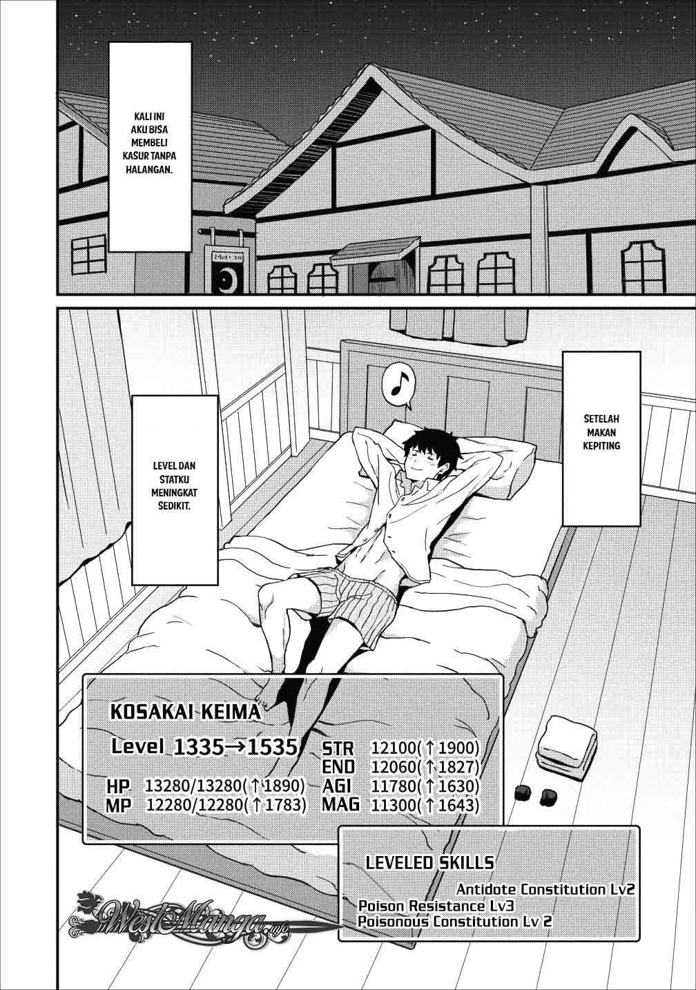 Taberu dake de Level Up! Damegami to Issho ni Isekai Musou Chapter 9.1 - halaman 17