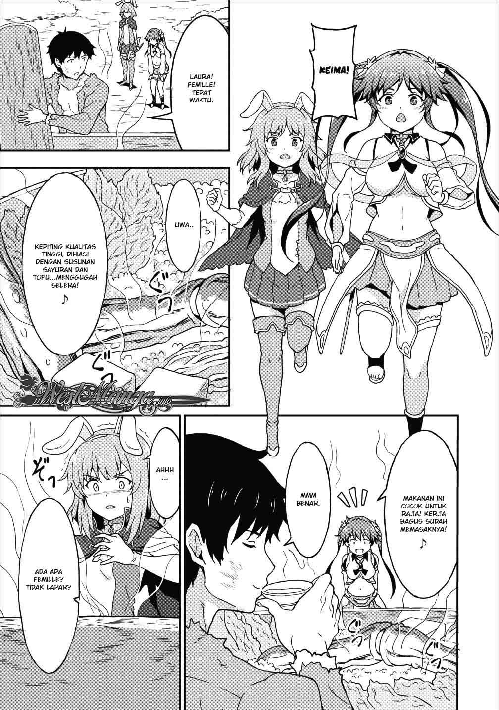 Taberu dake de Level Up! Damegami to Issho ni Isekai Musou Chapter 9.1 - halaman 8