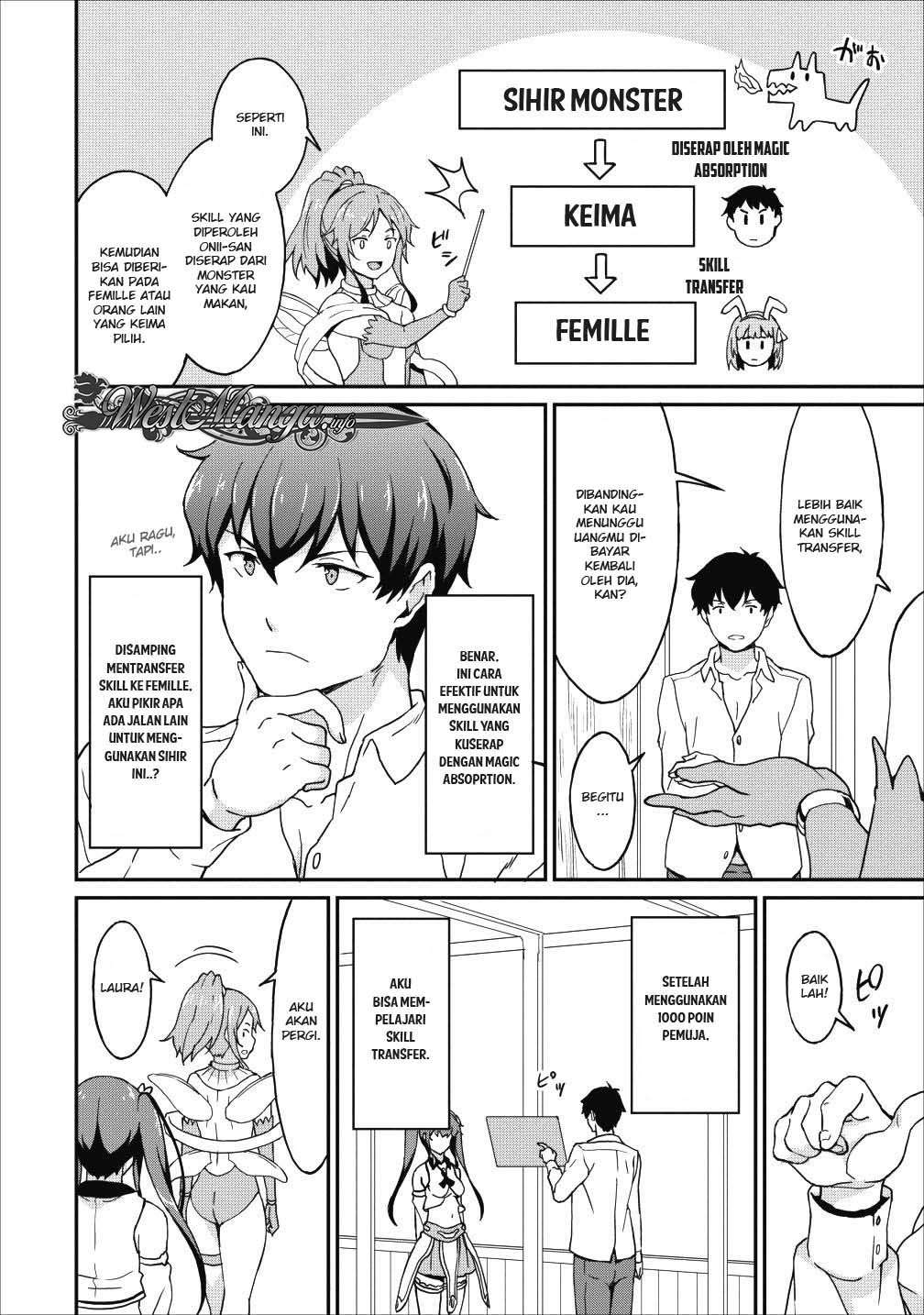 Taberu dake de Level Up! Damegami to Issho ni Isekai Musou Chapter 9.2 - halaman 8