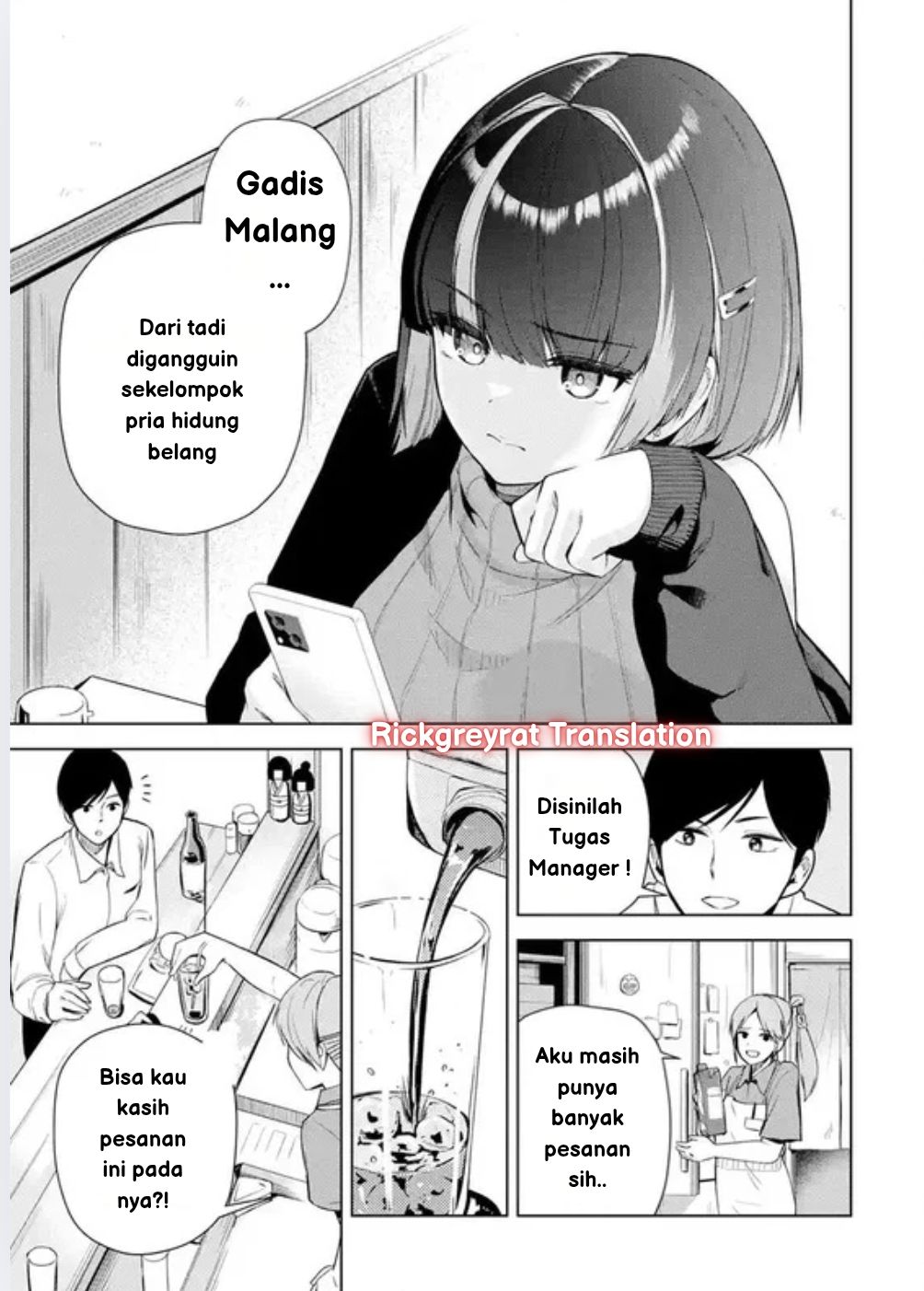 Tachinomi Izakaya de Kuudere Downer-kei Joshidaisei ga Tonari ni Kuru Hanashi Chapter 1 - halaman 8