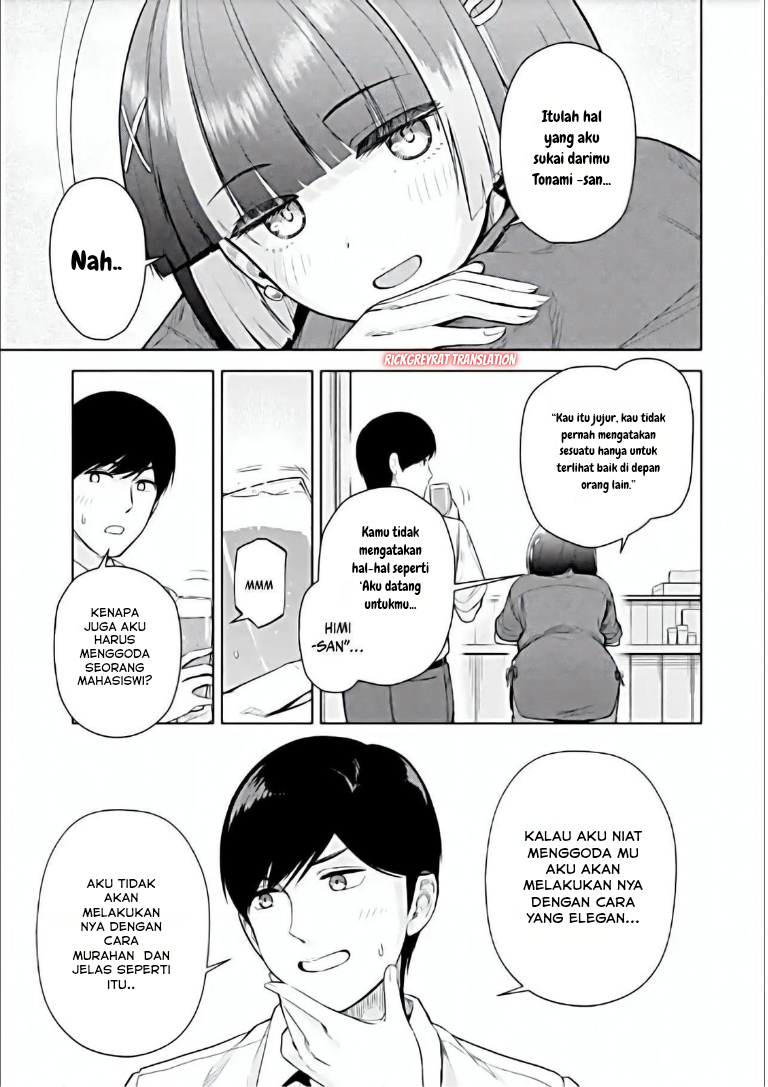 Tachinomi Izakaya de Kuudere Downer-kei Joshidaisei ga Tonari ni Kuru Hanashi Chapter 10 - halaman 8