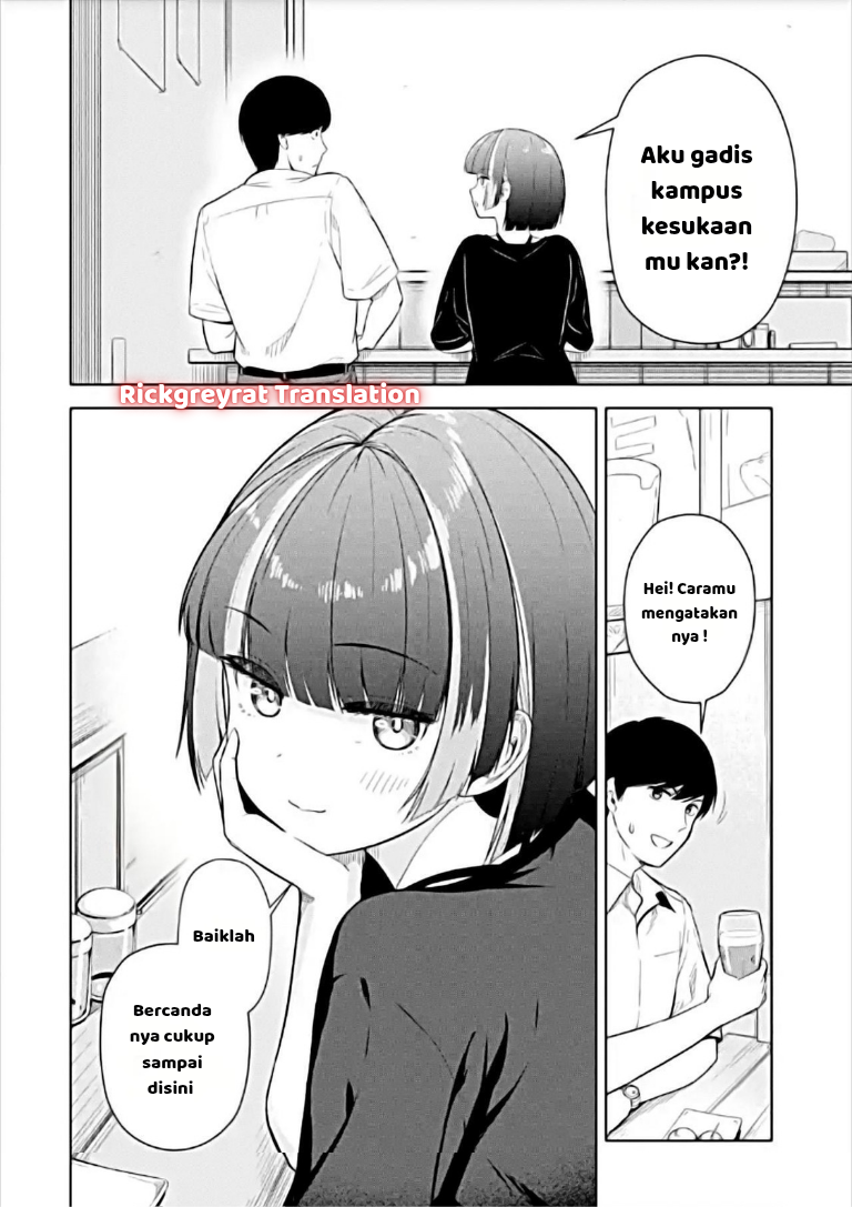 Tachinomi Izakaya de Kuudere Downer-kei Joshidaisei ga Tonari ni Kuru Hanashi Chapter 12 - halaman 9