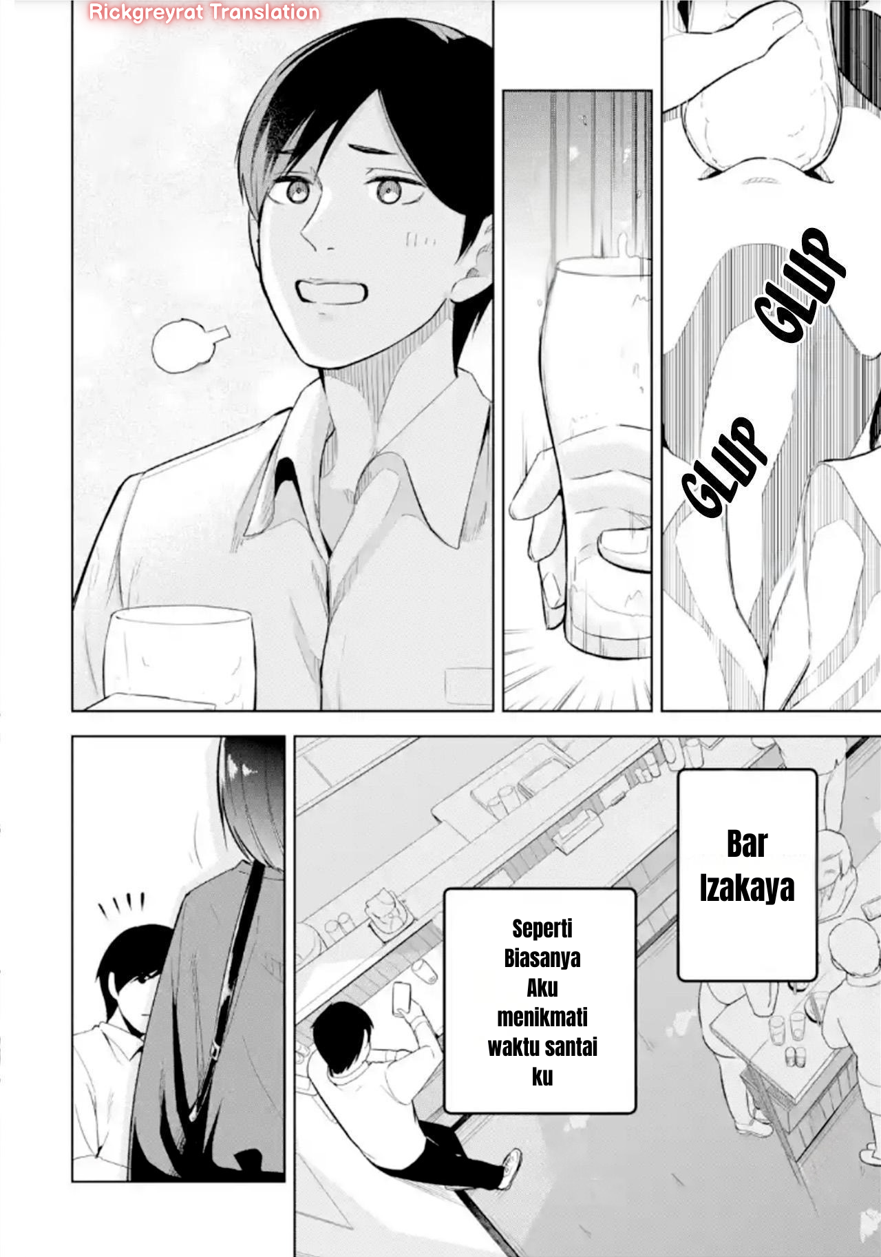 Tachinomi Izakaya de Kuudere Downer-kei Joshidaisei ga Tonari ni Kuru Hanashi Chapter 2 - halaman 3