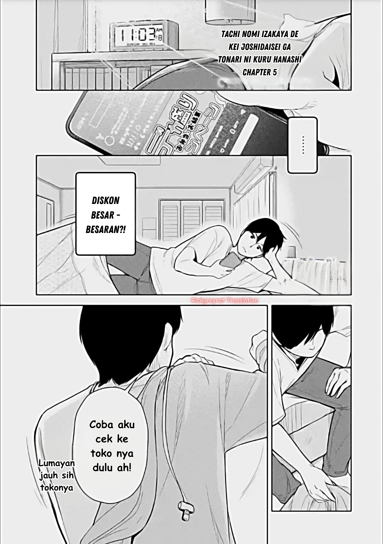 Tachinomi Izakaya de Kuudere Downer-kei Joshidaisei ga Tonari ni Kuru Hanashi Chapter 5 - halaman 2